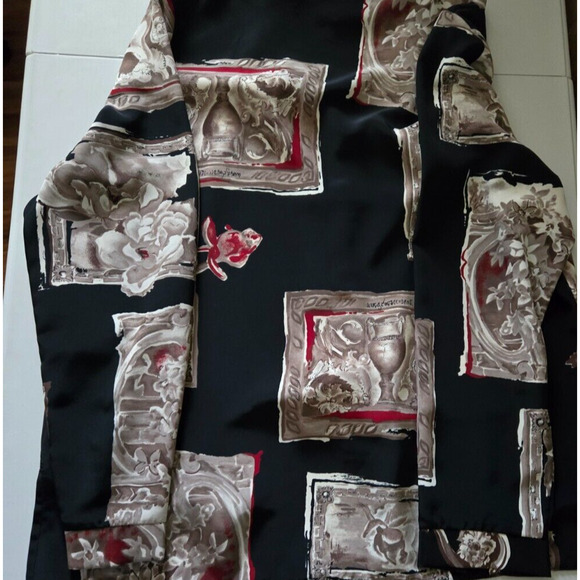 Your Sixth Sense Black Women’s Paisley Button Blouse - Picture 5 of 7